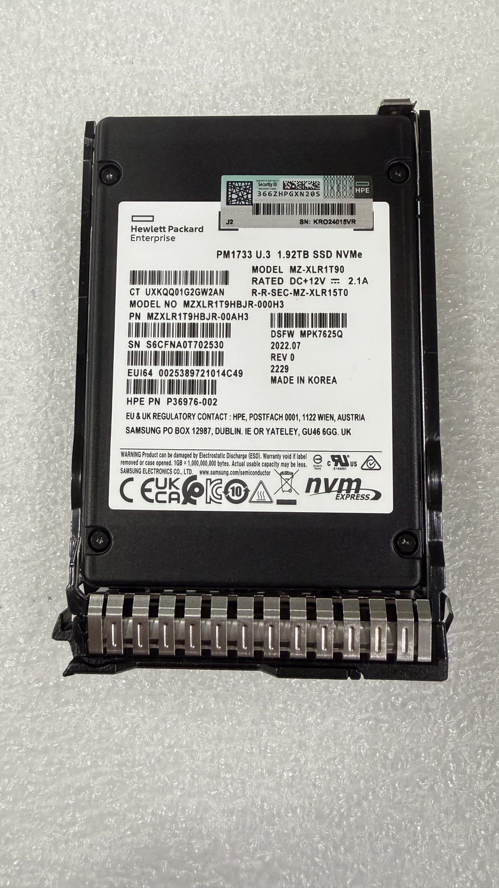 Samsung 1.92TB
